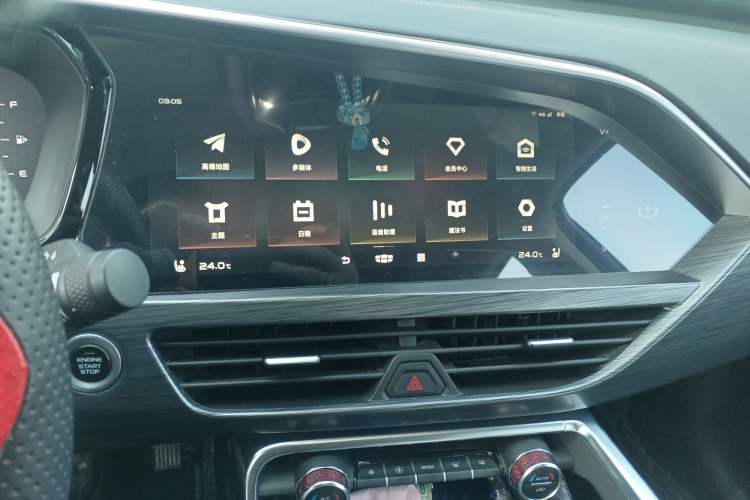 Used Geely Auto Monjaro 2020 High-Energy Edition 350T Yáoxīngzhě Audio And AC Panel
