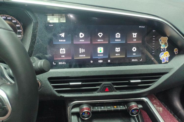 Used Geely Auto Monjaro 2020 High-Energy Edition 350T Yuxingzhe Audio And AC Panel