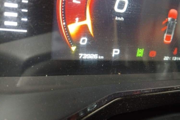 Used Geely Auto Monjaro 2020 High-Energy Edition 300T Yáoxīngzhě Odometer Close Up