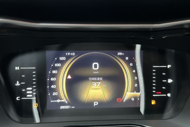 Used Geely Auto Monjaro 2020 High-Energy Edition 350T Yáoxīngzhě Odometer Close Up