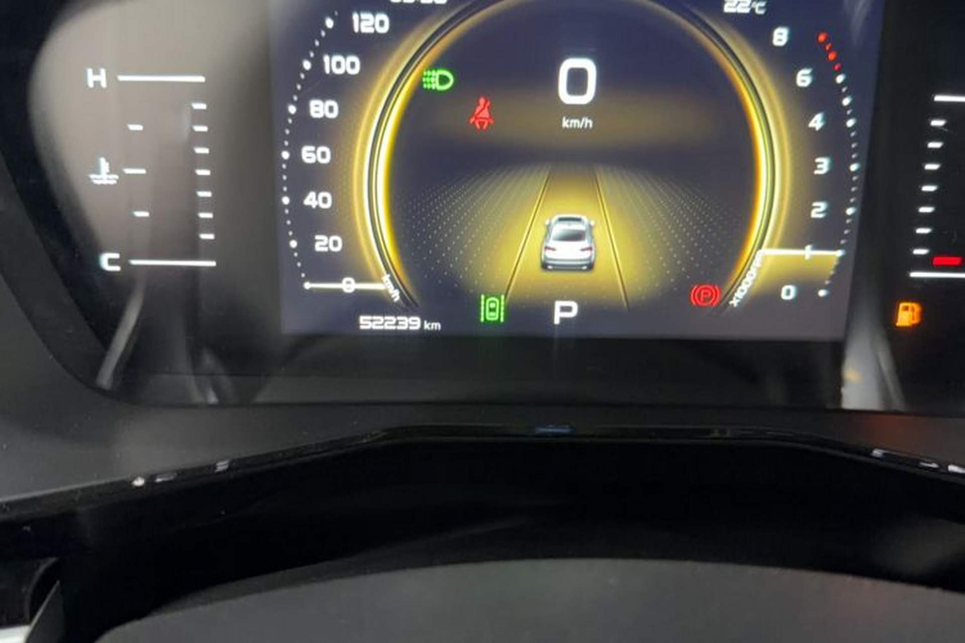Used Geely Auto Monjaro 2020 High-Energy Edition 350T Yáoxīngzhě Odometer Close Up