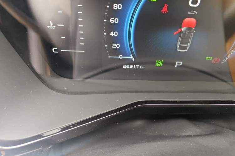 Used Geely Auto Monjaro 2020 High-Energy Edition 350T Yáoxīngzhě Odometer Close Up