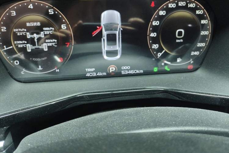 Used Geely Auto Monjaro 2020 High-Energy Edition 350T Yuxingzhe Odometer Close Up
