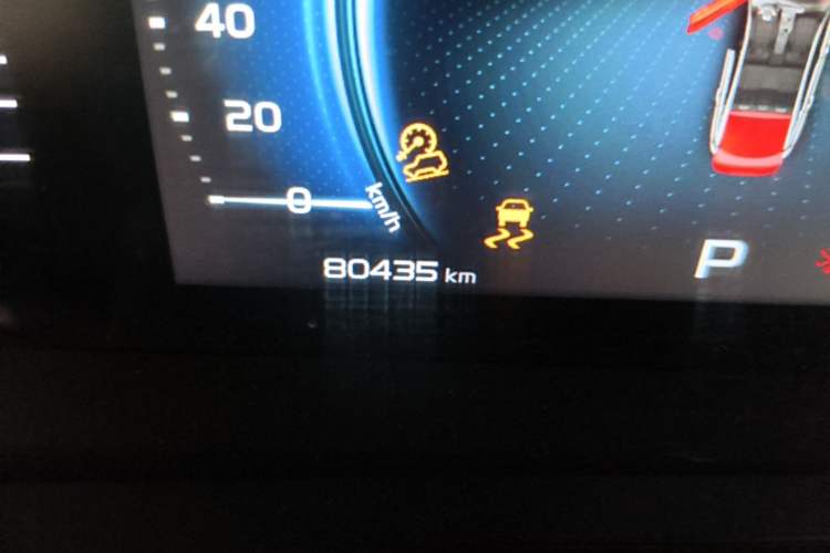 Used Geely Auto Monjaro 2020 High-Energy Edition 300T Yáoxīngzhě Odometer Close Up