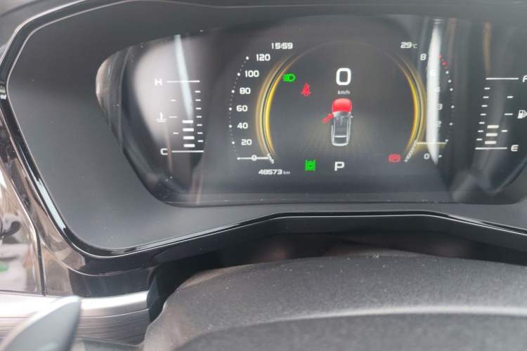 Used Geely Auto Monjaro 2020 High-Energy Edition 350T Yáoxīngzhě Odometer Close Up