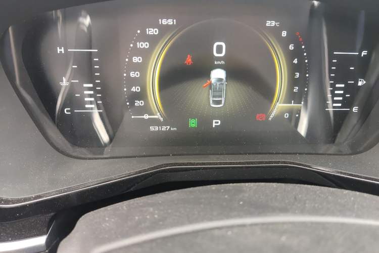 Used Geely Auto Monjaro 2020 High-Energy Edition 350T Yáoxīngzhě Odometer Close Up