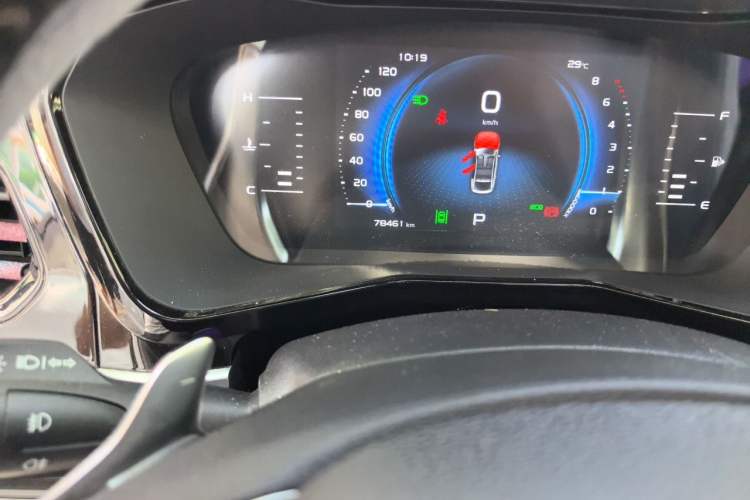 Used Geely Auto Monjaro 2020 High-Energy Edition 350T Yáoxīngzhě Odometer Close Up