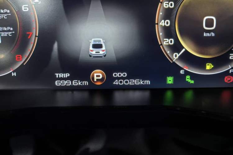 Used Geely Auto Monjaro 2020 High-Energy Edition 350T Yuxingzhe AWD Odometer Close Up