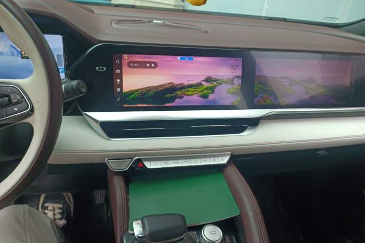 Used Geely Auto Monjaro L 2021 2.0TD DCT EVO Two-Wheel Drive Prestige Version Audio And AC Panel