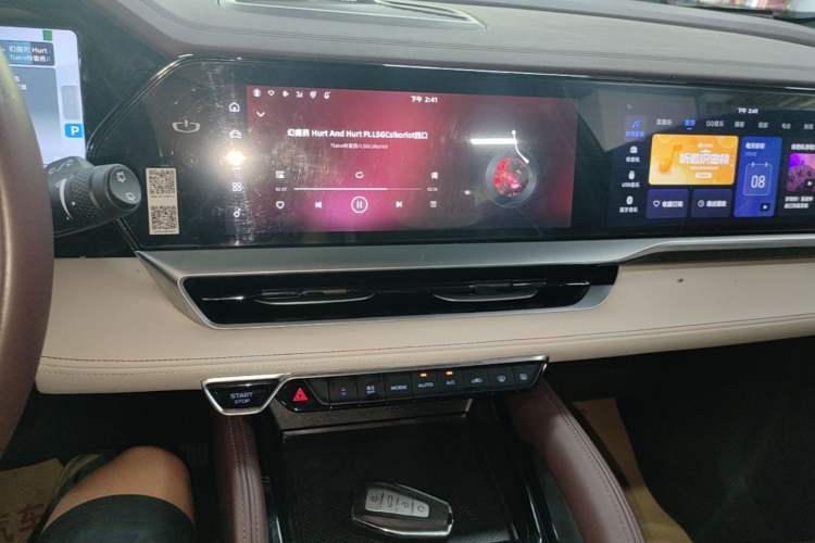 Used Geely Auto Monjaro L 2021 2.0TD DCT EVO Two-Wheel Drive Prestige Version Audio And AC Panel