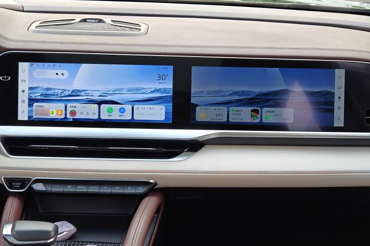 Used Geely Auto Monjaro L 2021 2.0TD DCT EVO Two-Wheel Drive Prestige Version Audio And AC Panel
