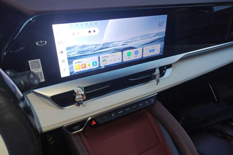 Used Geely Auto Monjaro L 2021 2.0TD DCT EVO Two-Wheel Drive Smart Luxury Version Audio And AC Panel