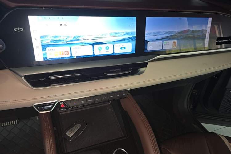Used Geely Auto Monjaro L 2021 2.0TD DCT EVO Two-Wheel Drive Prestige Version Audio And AC Panel