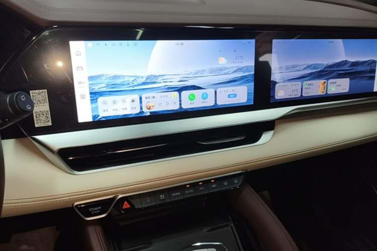 Used Geely Auto Monjaro L 2021 2.0TD DCT EVO Two-Wheel Drive Smart Luxury Version Audio And AC Panel