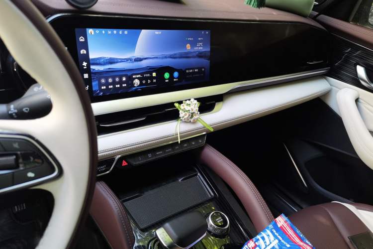 Used Geely Auto Monjaro L 2021 2.0TD High-Power Automatic All-Wheel-Drive Flagship Version Audio And AC Panel
