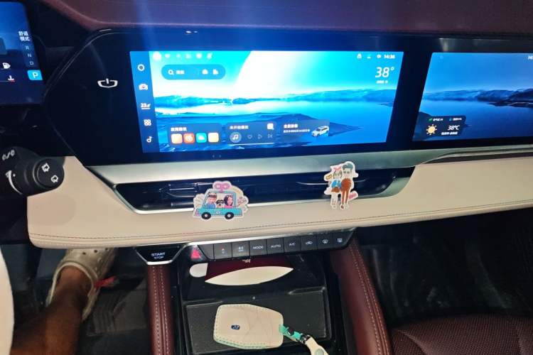 Used Geely Auto Monjaro L 2021 2.0TD High-Power Automatic All-Wheel-Drive Flagship Version Audio And AC Panel
