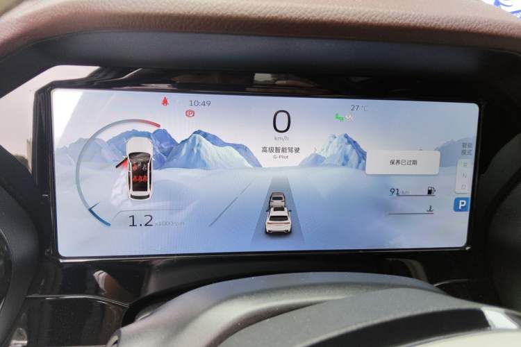Used Geely Auto Monjaro L 2021 2.0TD DCT EVO Two-Wheel-Drive Flagship Version Instrument Cluster