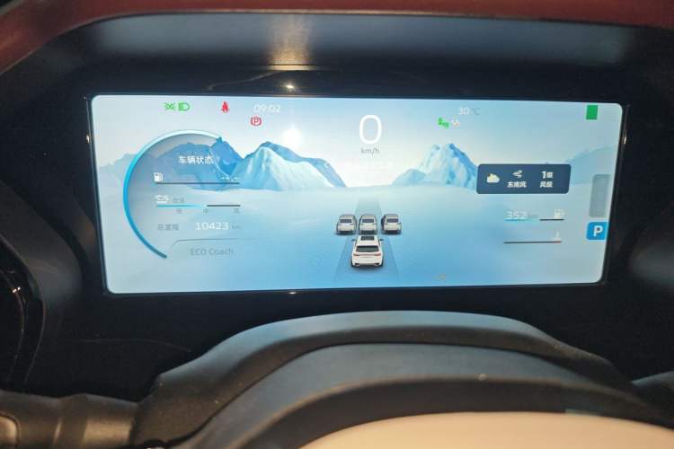 Used Geely Auto Monjaro L 2021 2.0TD DCT EVO Two-Wheel Drive Smart Luxury Version Instrument Cluster