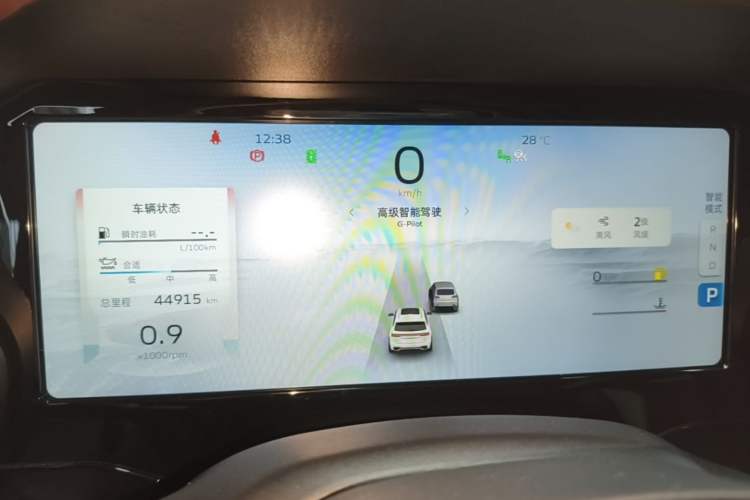 Used Geely Auto Monjaro L 2021 2.0TD DCT EVO Two-Wheel Drive Smart Luxury Version Instrument Cluster