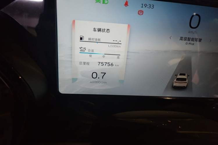Used Geely Auto Monjaro L 2021 2.0TD DCT EVO Two-Wheel Drive Prestige Version Odometer Close Up