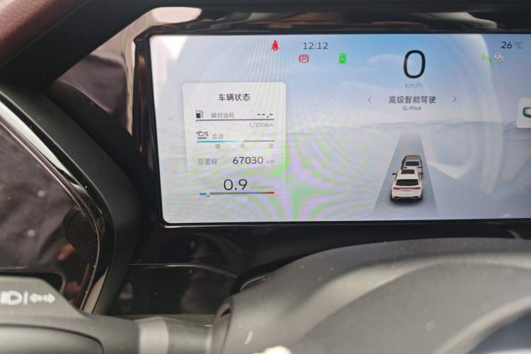 Used Geely Auto Monjaro L 2021 2.0TD DCT EVO Two-Wheel Drive Smart Luxury Version Odometer Close Up