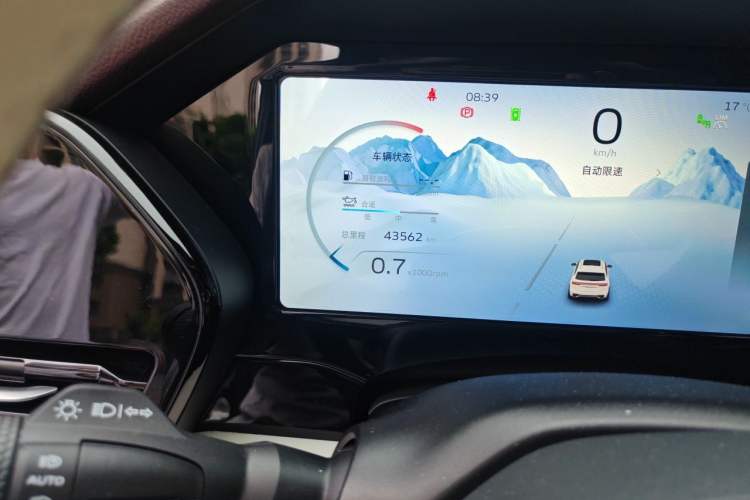 Used Geely Auto Monjaro L 2021 2.0TD High-Power Automatic All-Wheel-Drive Flagship Version Odometer Close Up