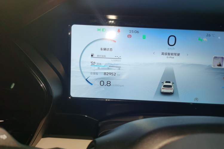 Used Geely Auto Monjaro L 2021 2.0TD High-Power Automatic All-Wheel-Drive Flagship Version Odometer Close Up