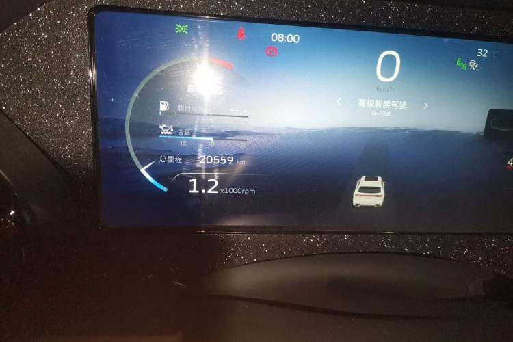 Used Geely Auto Monjaro L 2021 2.0TD DCT EVO Two-Wheel-Drive Flagship Version Odometer Close Up