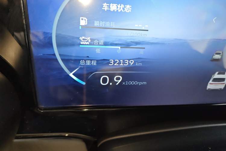 Used Geely Auto Monjaro L 2021 2.0TD DCT EVO Two-Wheel Drive Smart Luxury Version Odometer Close Up