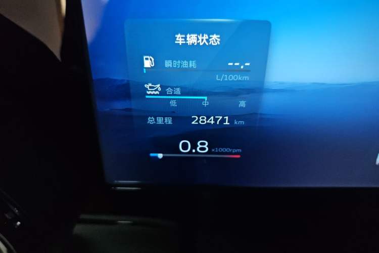 Used Geely Auto Monjaro L 2021 2.0TD High-Power Automatic All-Wheel-Drive Flagship Version Odometer Close Up
