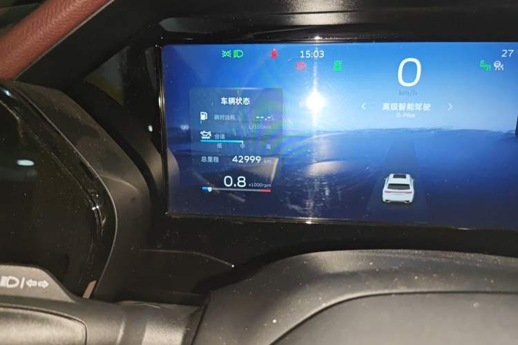 Used Geely Auto Monjaro L 2021 2.0TD DCT EVO Two-Wheel Drive Smart Luxury Version Odometer Close Up