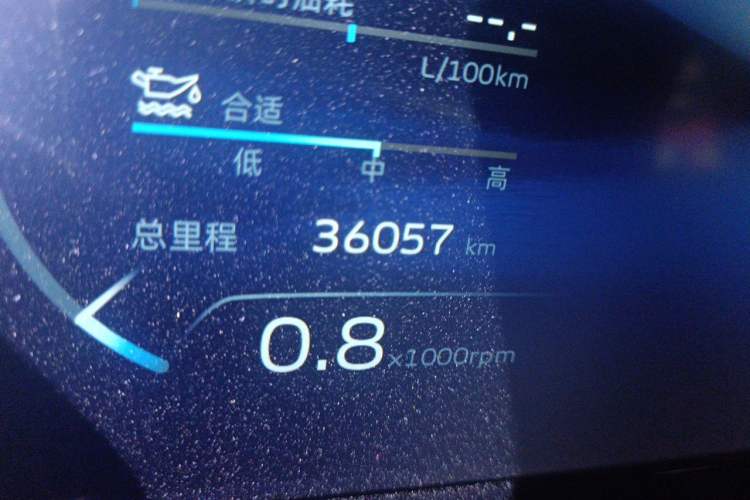 Used Geely Auto Monjaro L 2021 2.0TD DCT EVO Two-Wheel Drive Smart Luxury Version Odometer Close Up
