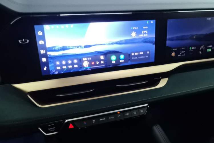 Used Geely Auto Monjaro L 2021 2.0TD DCT EVO Two-Wheel-Drive Flagship Version Audio And AC Panel