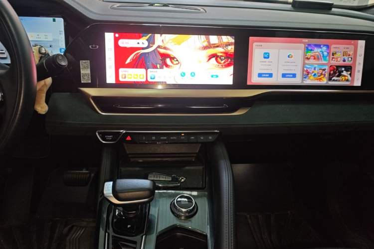 Used Geely Auto Monjaro L 2021 2.0TD DCT EVO Two-Wheel Drive Smart Luxury Version Audio And AC Panel