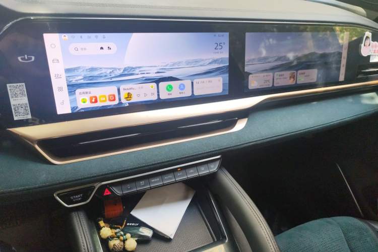 Used Geely Auto Monjaro L 2021 2.0TD DCT EVO Two-Wheel Drive Prestige Version Audio And AC Panel