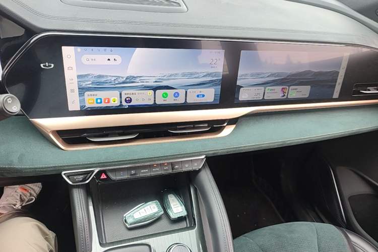 Used Geely Auto Monjaro L 2021 2.0TD DCT EVO Two-Wheel Drive Prestige Version Audio And AC Panel