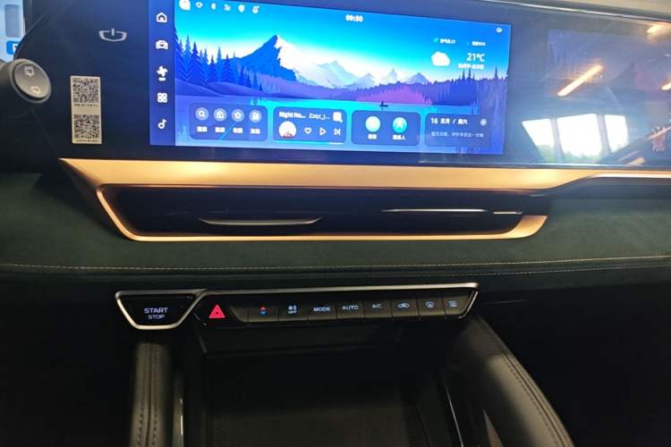 Used Geely Auto Monjaro L 2021 2.0TD DCT EVO Two-Wheel Drive Prestige Version Audio And AC Panel