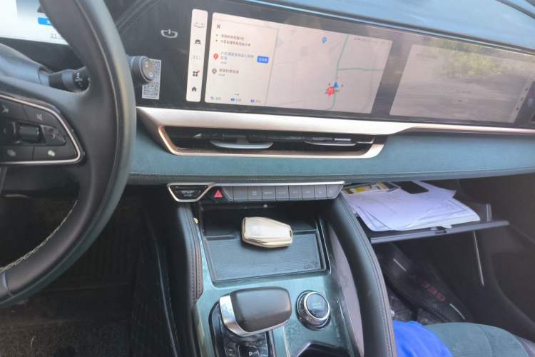 Used Geely Auto Monjaro L 2021 2.0TD DCT EVO Two-Wheel Drive Smart Luxury Version Audio And AC Panel