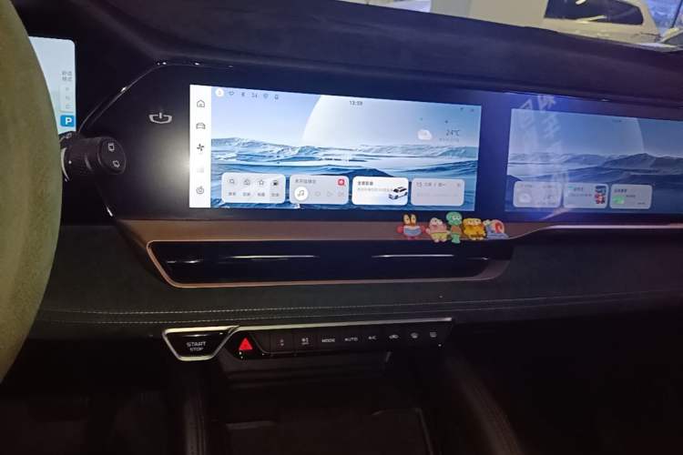 Used Geely Auto Monjaro L 2021 2.0TD High-Power Automatic All-Wheel-Drive Flagship Version Audio And AC Panel