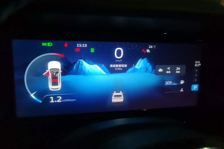 Used Geely Auto Monjaro L 2021 2.0TD DCT EVO Two-Wheel-Drive Flagship Version Instrument Cluster