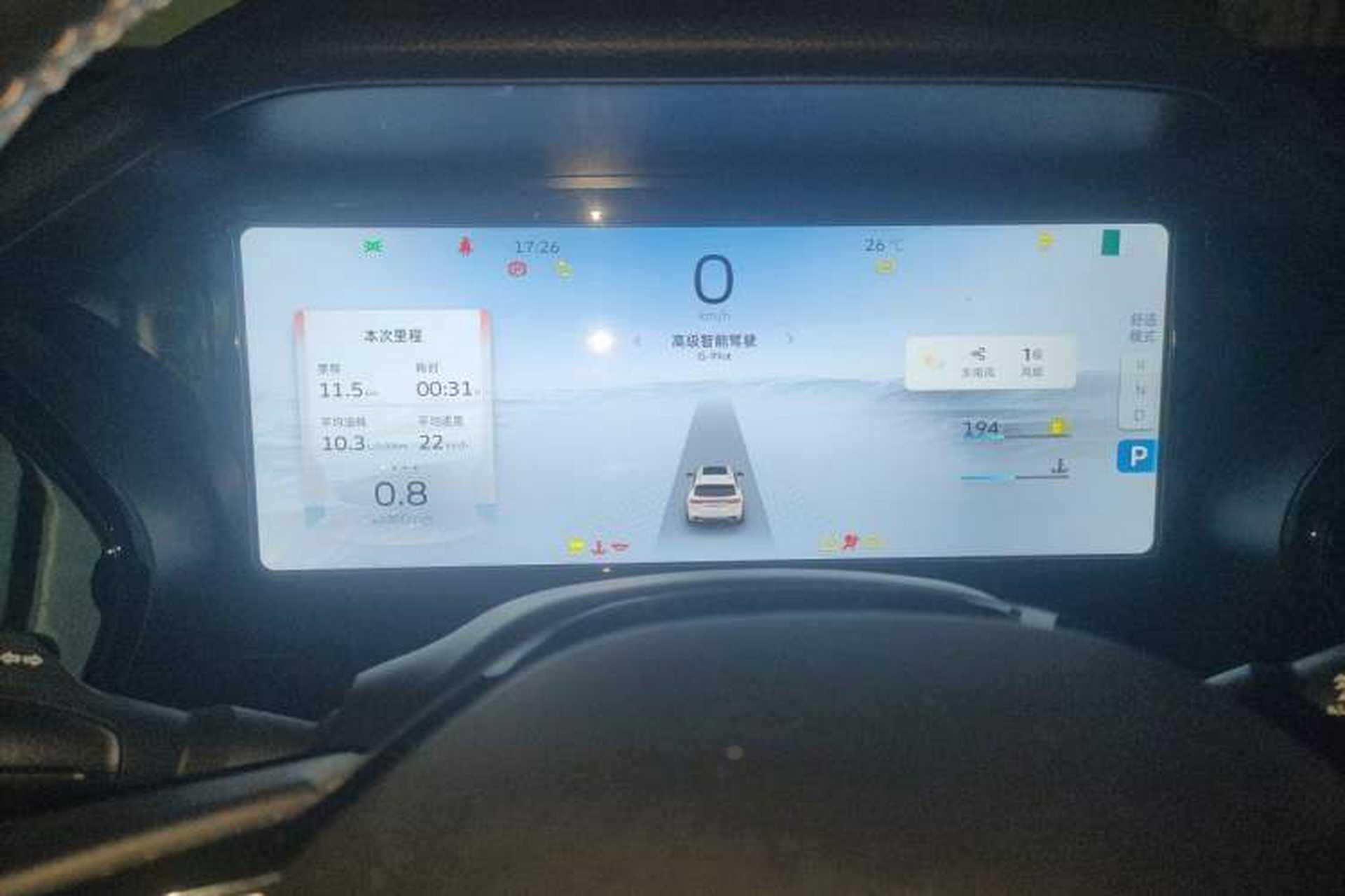 Used Geely Auto Monjaro L 2021 2.0TD DCT EVO Two-Wheel Drive Smart Luxury Version Instrument Cluster