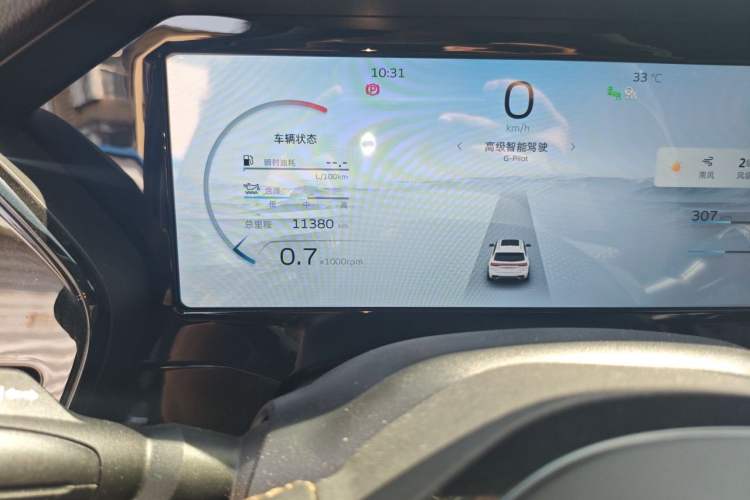 Used Geely Auto Monjaro L 2021 2.0TD DCT EVO Two-Wheel Drive Smart Luxury Version Odometer Close Up