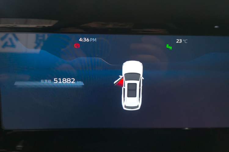 Used Geely Auto Monjaro L 2021 2.0TD High-Power Automatic All-Wheel-Drive Flagship Version Odometer Close Up