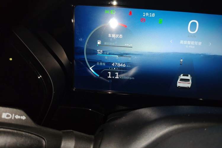 Used Geely Auto Monjaro L 2021 2.0TD DCT EVO Two-Wheel Drive Smart Luxury Version Odometer Close Up