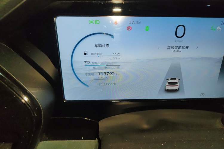 Used Geely Auto Monjaro L 2021 2.0TD DCT EVO Two-Wheel-Drive Flagship Version Odometer Close Up