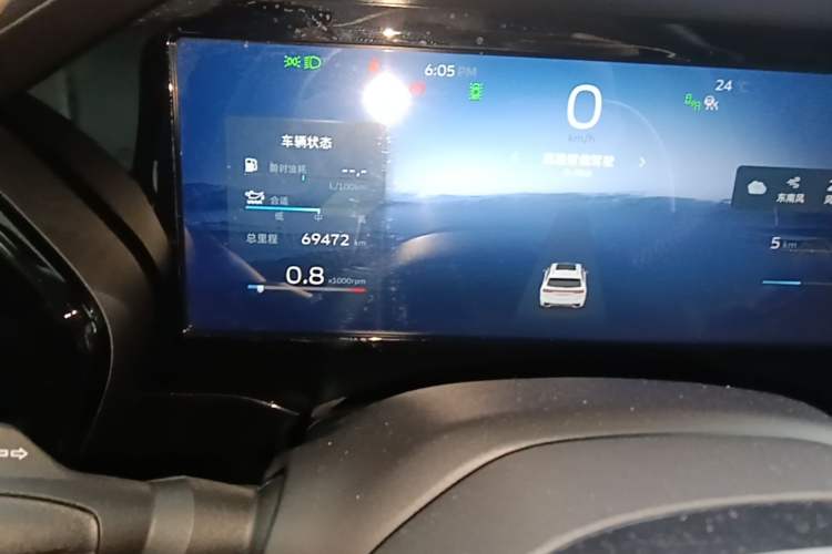 Used Geely Auto Monjaro L 2021 2.0TD DCT EVO Two-Wheel Drive Smart Luxury Version Odometer Close Up
