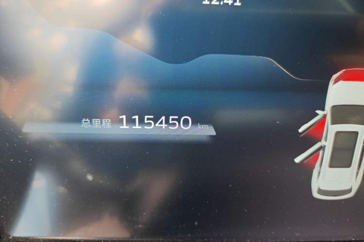 Used Geely Auto Monjaro L 2021 2.0TD High-Power Automatic All-Wheel-Drive Flagship Version Odometer Close Up