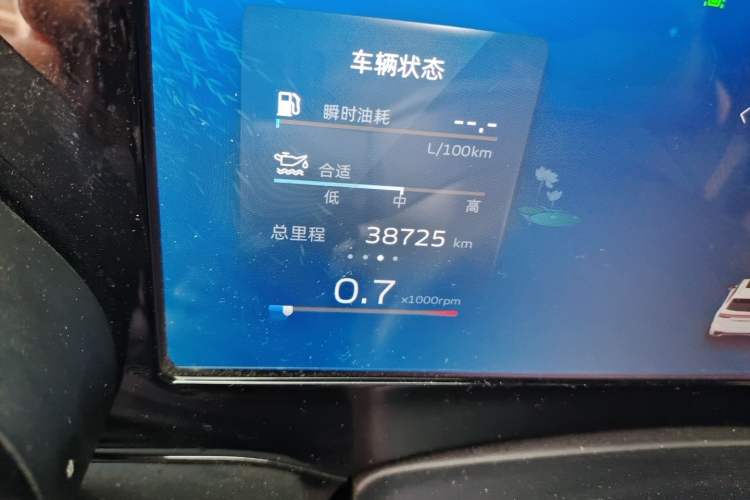 Used Geely Auto Monjaro L 2021 2.0TD DCT EVO Two-Wheel Drive Smart Luxury Version Odometer Close Up