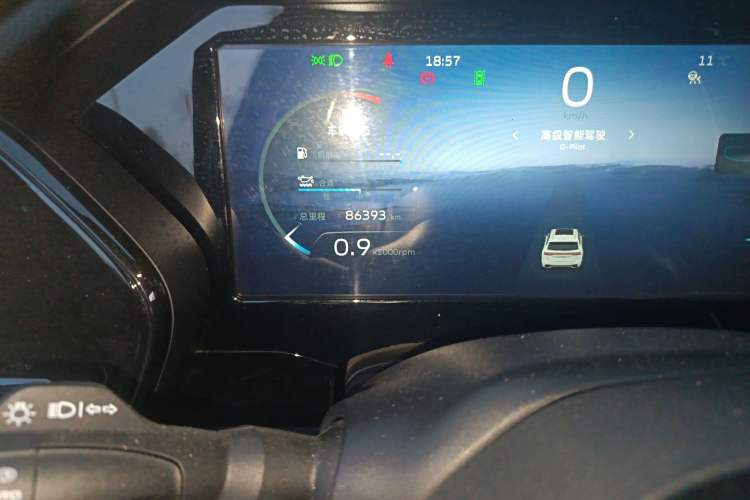 Used Geely Auto Monjaro L 2021 2.0TD DCT EVO Two-Wheel Drive Prestige Version Odometer Close Up