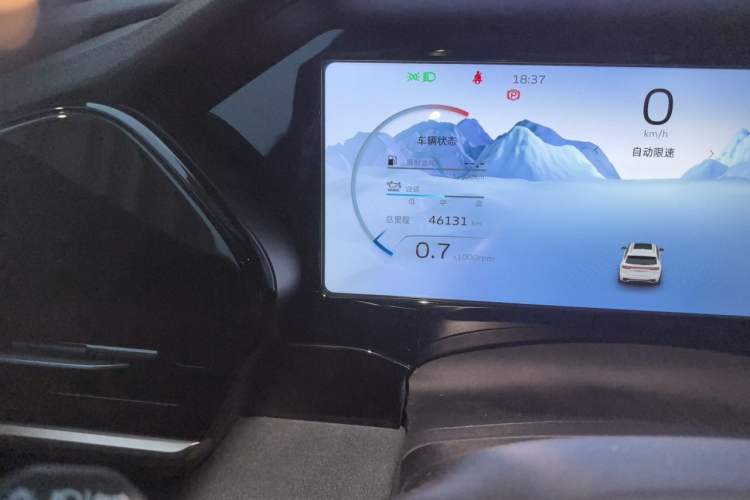Used Geely Auto Monjaro L 2021 2.0TD DCT EVO Two-Wheel Drive Smart Luxury Version Odometer Close Up